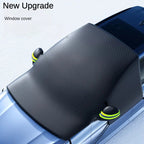New Winter Snow-Proof Car Sunshade and Snow Shield, Extended and Thickened for Winter, Sunshade for Front Windshield, Snow Cover, Frost and Freeze Protection for Vehicles CM World