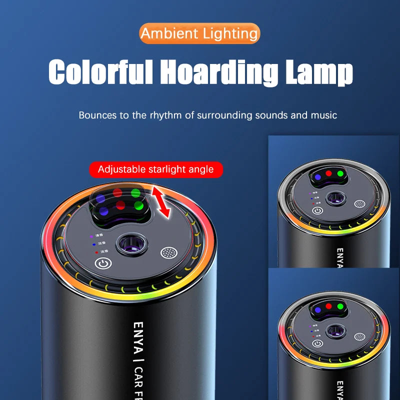 Car Perfume 3 in 1 Color Air Freshener Essential Oil Fragrance Diffuser Smell Distributor USB Aromatherapy Scent Air Refresher CM World