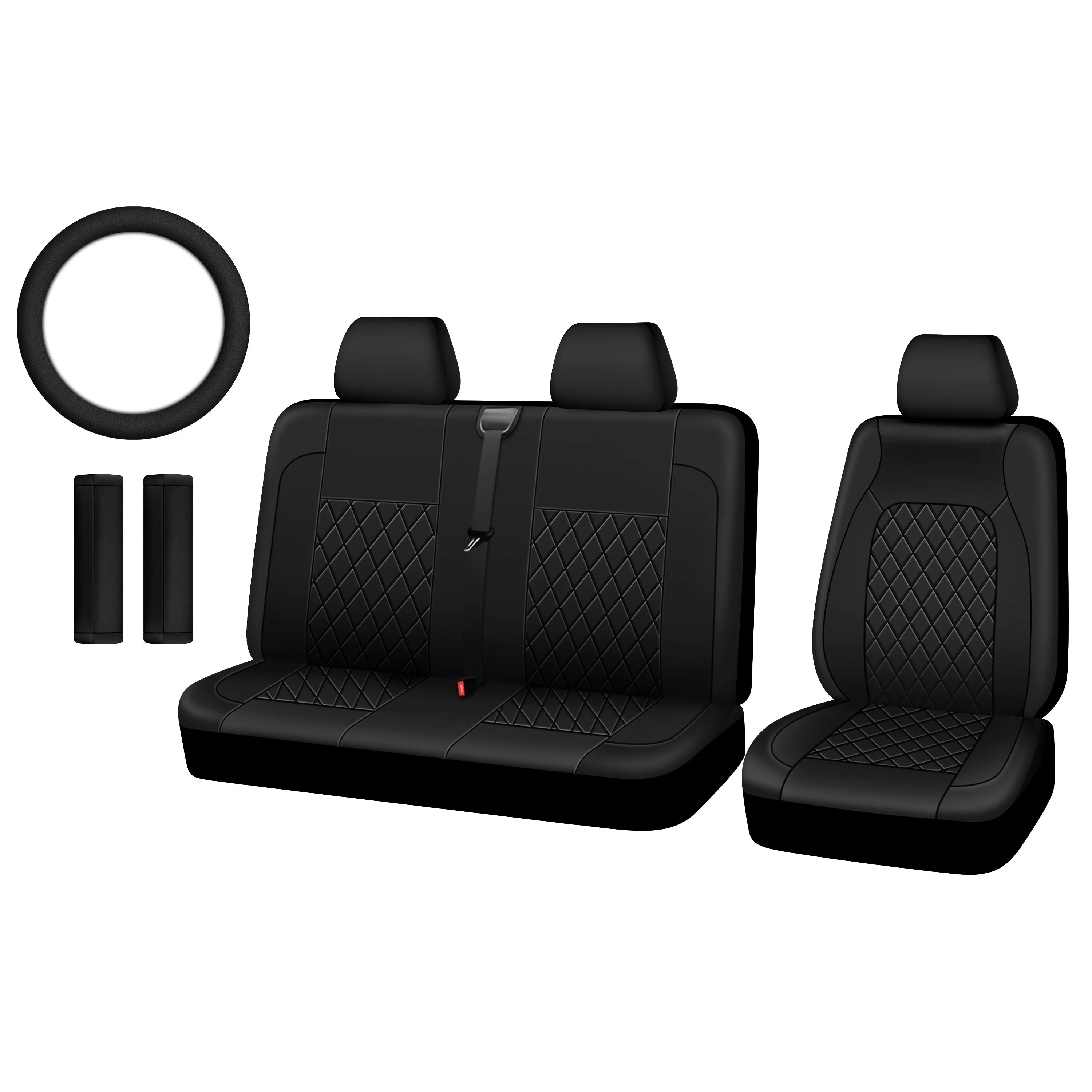 Universal Truck seat cover (including 2 shoulder guards and 1 steering wheel cover) CM World