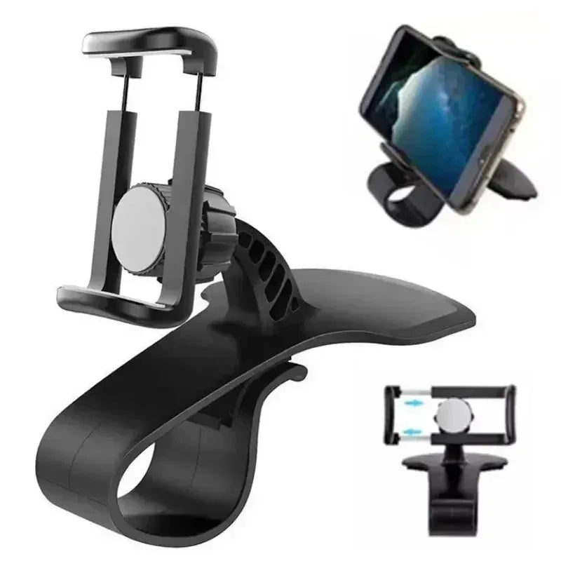 Universal Car Phone Holder Stand Dashboard Clip Mount GPS Bracket for iPhone Xiaomi Samsung - Mobile Phone Support in Car CM World