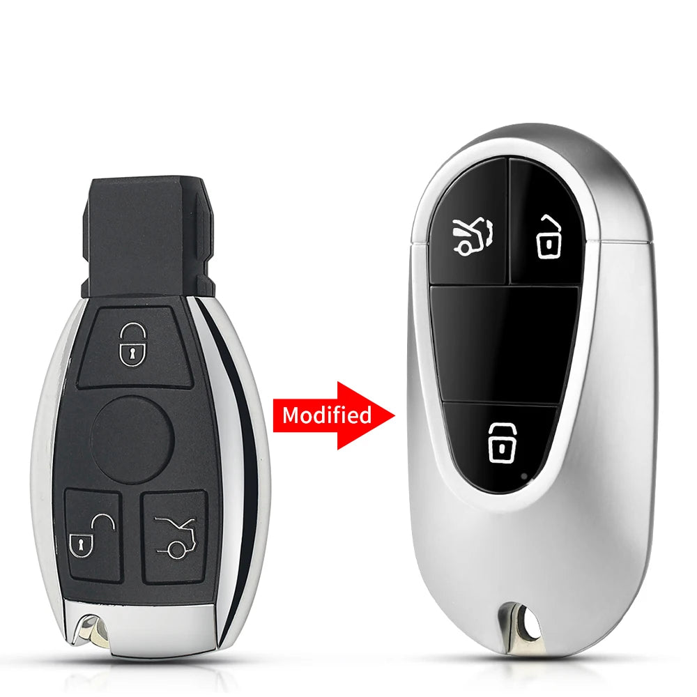 KEYYOU For Mercedes Benz A B S E Class Auto Remote Car Key Support NEC And BGA 2000+ Year Modified Car Key Shell Fob CM World
