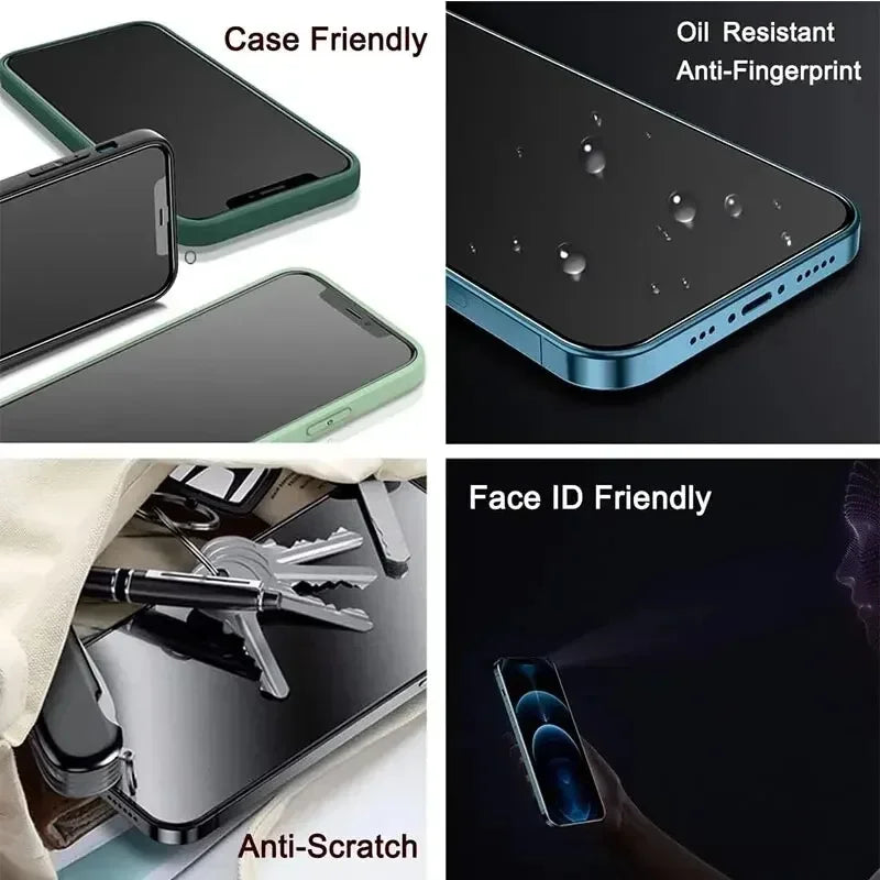 1-5Pcs Privacy Screen Protector for iPhone 17 14 13 12 11 15 Pro Max Mini 7 8 Plus Anti-spy Glass for IPhone 16 PRO X XR XS MAX