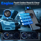 XTOOL Advancer AD20PRO Bluetooth Scanner Automotive All System Diagnostic Tool Full OBD2 Function Oil Reset DTC Lookup Live Data Car Mobile World