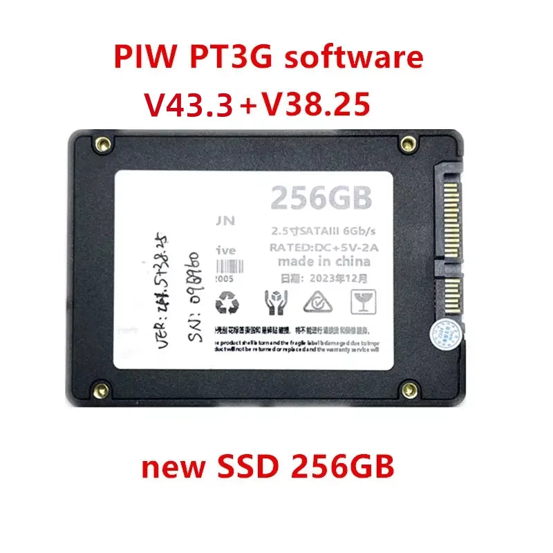New 2026 PIW PT3G Tester III VCI Diagnostic tool PT3G Programming Engineer Mode Software SSD V43.3 V38.25 car diagnostic tool CM World