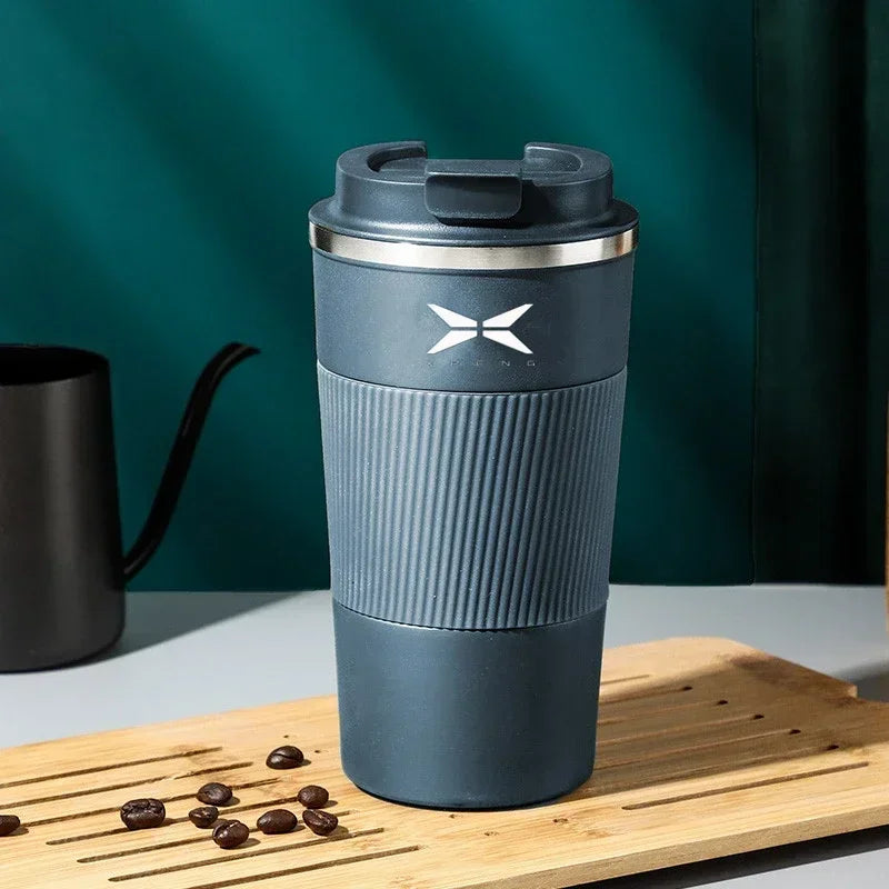 510ml 304 Stainless Steel Coffee Cup Thermal Mug For Xpeng Xiaopeng P7 G9 Car supplies Car accessories CM World