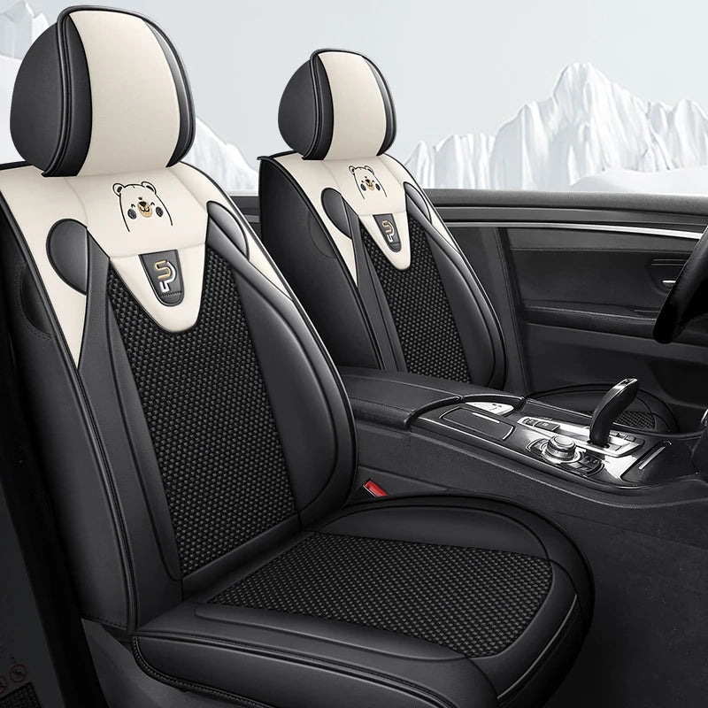 Five-seat car seat covers, cartoon series, trendy seat covers, universal seat covers, suitable for most vehicles CM World