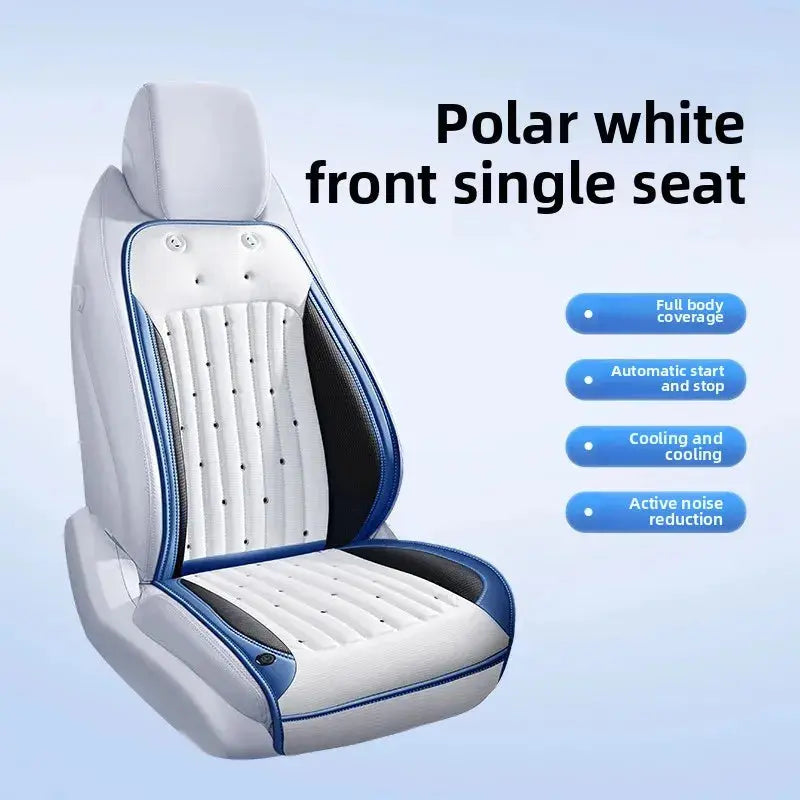 Cool Ventilation Seats Universal Car Seat Ventilation Cover Car Blowing Summer Cool SUV Car Seat Cushion Breathable Auto Cooling Car Mobile World