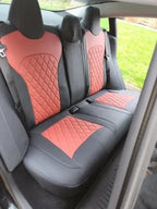 For Tesla Model 3 Y Custom Fit Car Seat Cover Accessories For Tesla 360 Degree Full Covered Perforated Artificial Leather CM World