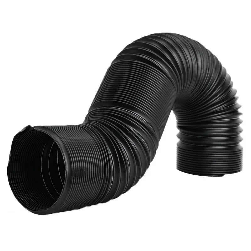 1Pc Automotive Air Conditioning Filter Intake Pipe Kits 76/63/51mm Steel Wire Corrugated Air Intake Telescopic Duct Hose Engines