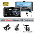 1080P 4-inch Touch Screen Dual lens Front And Rear Optional Car DVR Dash Cam for Cars Night Vision Video Recorder Black Box