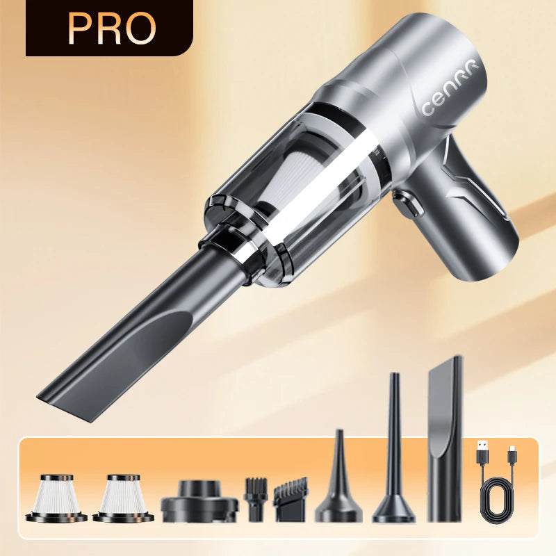 CENRR NEW 895000PA Car Vacuum Cleaner Cordless Powerful Wireless Car Cleaner Cleaning Machine HandHeld Portable Vacuum Cleaner CM World