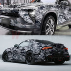 Camouflage Film Wrap Foil Car Livery Waterproof Car Wrapping Sticker Black Vinyl for Motorcycle Vinyls Grey Body Covering Decals Car Mobile World