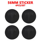 4pcs/set 3D Car Wheel Center Hub Caps Sticker  Auto Emblem Wheel Center Cap for Tesla Model 3 S X Y Roadster