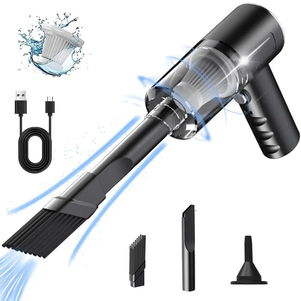 Combination Vacuum Cleaner, USB Charging, Household, Small Car, Fully Automatic, High Power, Powerful Cleaning