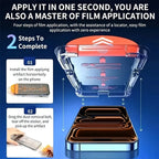 HD Tempered Glass Screen Protector, Full Coverage Ultra Clear Anti-Scratch Phone Screen Film, Compatible with iPhone 18/17 Pro Max/16/15/14/13/12 Series, Pro/Plus/Air Models