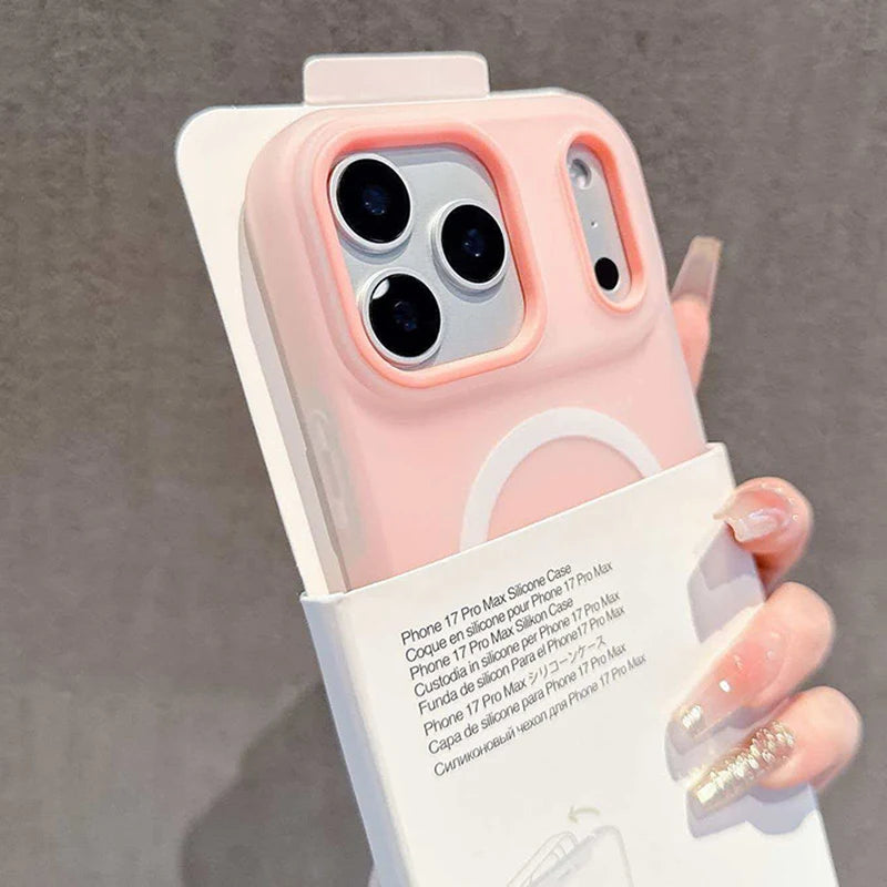 Luxury Candy Color 2 IN 1 Magnetic Case For iPhone 17 16 15 14 13 12  Pro Max Plus For Magsafe Wireless Charge Matte Cover