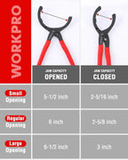 Adjustable Oil Filter Wrench Set, 12" Plier & 3-Jaw Tool for Easy Car, Motorcycle, Truck Maintenance Car Mobile World