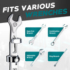 15 inch Wrench Extender Tool Bar Spanner Extender Efficient Extension Spanner Adapter for Auto & Mechanic Repair Extension Tool CM World