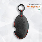 5 Buttons Car Key Case For Hyundai Grandeur GN7 Kona Ev 2023 Ioniq 6 Auto Smart Remote Suede KeyChain Cover Shell Accessories