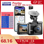 AZDOME Dash Cam GS63H 4K Built-In GPS Wi-Fi Dash Car Camera with Starvis 2.4" Screen WDR Night Vision Car DVR Parking Monito Car Mobile World