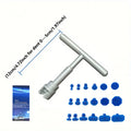 T-Handle Dent Remover Universal for Car Accessories Car Repair Tools Kit with 18pcs Car Dent Repair Puller Plastic Glue Tabs