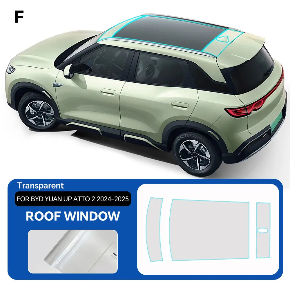 Custom For BYD Yuan UP ATTO 2 2024 2025 TPU 8.5mil Car Paint Protection Film Pre-cut Scratch Resistant PPF Car Accessories Car Mobile World