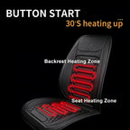 1/2pcs Winter Heated Car Seat Cover 12V Heating Warmer Car Seat Cushion Auto Universal Car Seat Protector Cloak Cover Pads Set CM World