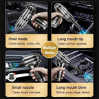 Car Vacuum Cleaner Strong Suction Cleaning Mini Machine Wireless Portable Handhled Blower Machine Air Duster for Home Appliances CM World