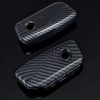 Car Key Protective Case Suitable for the New Bmw X1 X3 Carbon Fiber Pattern Key Cover 1 Series 3 Series 5 Series 8 Series 320Li Protective Case X5X6 Universal Cover CM World