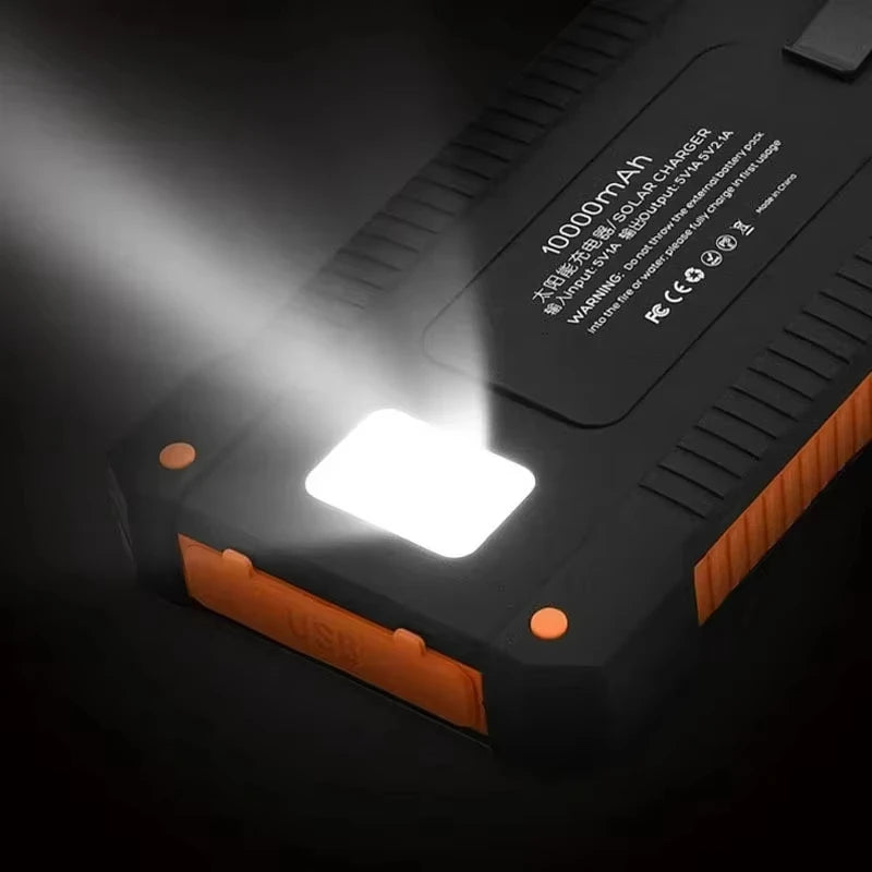 500000mAh Outdoor Solar Power Bank Super Fast Charging Portable External Battery for iPhone Samsung Huawei