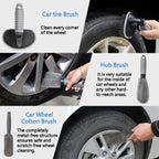 6/9/12Pcs Auto Detailing Kit - Soft Microfiber Towels Tire Brush Car Wash Sponge & Wax Applicator Essential Car Care Tools