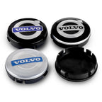 4pcs 64MM Original Hubcap Car Wheel Center Hub Cap Covers Covers Emblem Replacement For Volvo Rdesign T6 AWD C30 C70 S40 Styling