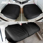 SEAMETAL Premium Car Seat Cover PU Leather Wrapped Vehicle Seat Protector Cushion Anti Slip Universal for Sedan Suv Truck Pickup