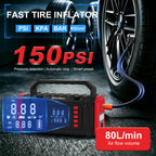 20000mAh Car Battery Jump Starter with Vacuum Cleaner Air Compressor Pool Mattress Tire Inflator Car Battery Booster Power Bank