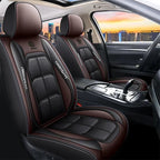 Full Coverage Universal Pu Leather Car Seat Covers for HYUNDAI Tucson Santa FE i30 i40 Veloster Creta Elantra Car Accessories Car Mobile World