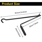 1 Pcs Car Jack Hand Crank Wheel Spanner Handle for Scissor Car Lift Universal Thickened Steel Durable Jack Wrench CM World