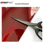 Car Stickers Glossy Red Vinyl Wrap Film Waterproof Vinyl Decorative Self-Adhesive Nti Scratch Film Car Wrap Motorcycle Stickers