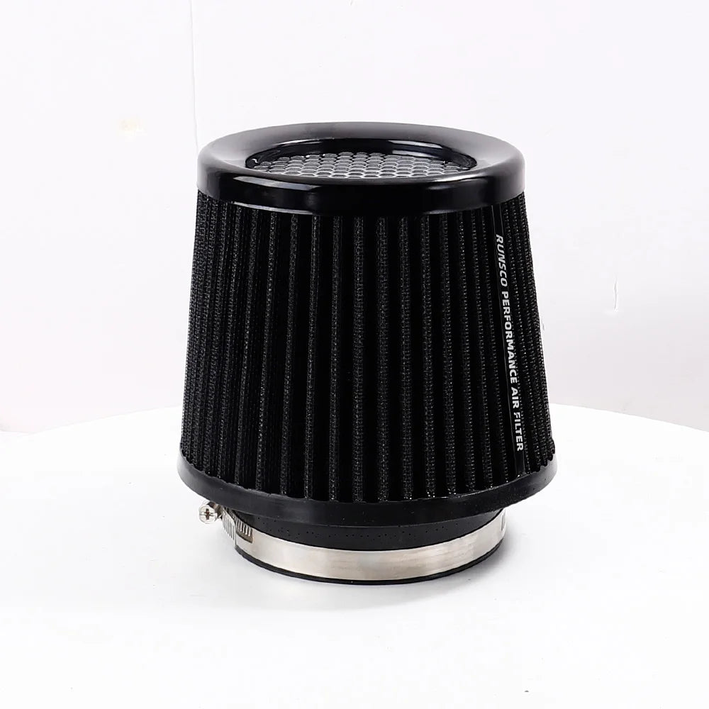 76MM 89MM 101MM High Flow Cold Cone Air Intake Filter 2.5inch 3inch 3.5inch Universal Car Air Filter Modification for Race Car CM World