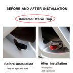 Aluminum Alloy Car Wheel Tire Valve Caps Tyre Rim Stem Covers Car Dustproof Tire Cap For Cars Motorcycles Trucks Bikes CM World