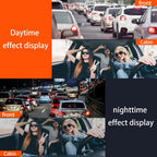 4-Channel Dashcam with 3.16-inch 1080P HD Front Camera 720P Front & Rear Cameras File Transfer Function
