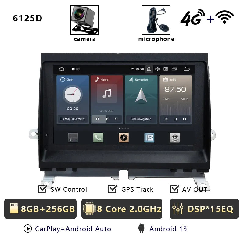 CHSTEK Android 13 Multimedia Player For Land Rover LR3 Discovery 3 L319 2004-2009 Auto Radio Car Stereo Carplay GPS WIFI 4G BT CM World