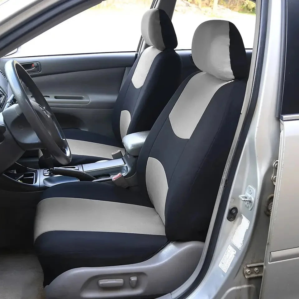 Four Seasons Fashion Universal 9 pcs Car Seat Cover Polyester Fabric Car Seat Cover CM World