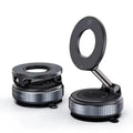 Rotating Folding Magnetic Phone Holder Vacuum Suction Mag Stand for Car Navigation Gym Kitchen - Universal GPS Streaming Bracket CM World