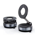 Rotating Folding Magnetic Phone Holder Vacuum Suction Mag Stand for Car Navigation Gym Kitchen - Universal GPS Streaming Bracket CM World