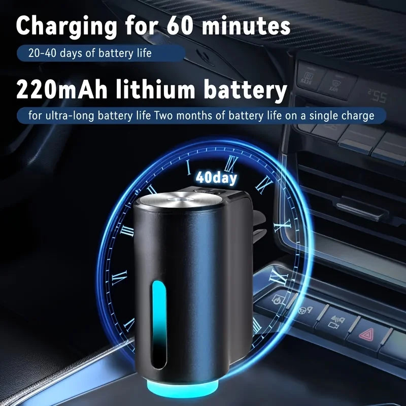 Car Diffuser Purifier Essential Fragrance Aroma AI Air Aromatherapy Humidifier Freshener Perfume Oil Mounted Ionizer Generator CM World