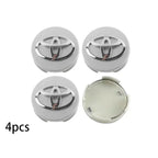 4pcs 62mm Car Styling Wheel Hub Center Caps Rim Cover Badge For Toyota Corolla Yaris CHR Rav4 Highlander Avalvn Camry accessory CM World