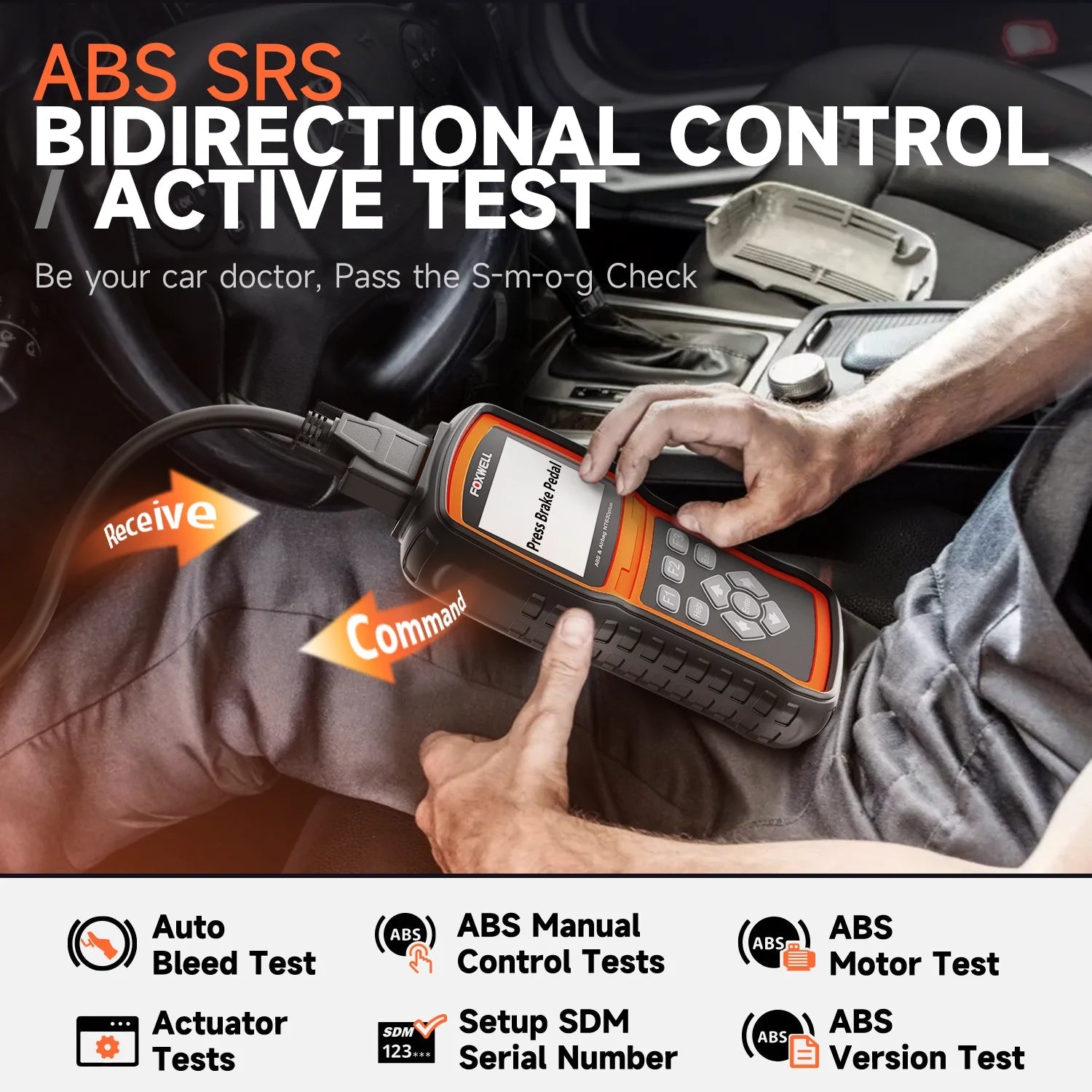 Foxwell Nt630 Plus Car OBD2 Scanner Code Reader ABS Airbag EPB OIL SAS Calibration Engine Car Diagnostic Tool Car Mobile World