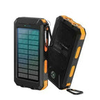 Top-Rated 10000mAh Solar Power Bank Waterproof Fast Charge External Battery Pack Car Mobile World