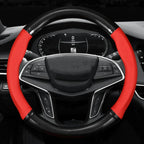 Universal Car Steering Wheel Cover Carbon Fiber Leather Three-dimensional Anti Slip, Timple And Fashionable Car Accessories CM World