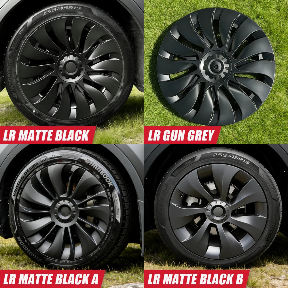 4PCS HubCap Performance  Automobile Replacemen Hub cap Full Rim Cover Accessories for Tesla Model Y 19 Inch Wheel Caps 2018-2024